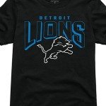 Junk Food Clothing x NFL - Detroit Lions - Bold Logo - Unisex Adult Short Sleeve Fan T-Shirt for Men and Women - Size Large