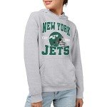 Junk Food Clothing x NFL - New York Jets - Team Helmet - Unisex Adult Pullover Fleece Hoodie for Men and Women - Size XX-Large