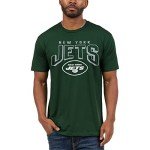 Junk Food Clothing x NFL - New York Jets - Bold Logo - Unisex Adult Short Sleeve Fan T-Shirt for Men and Women - Size X-Large