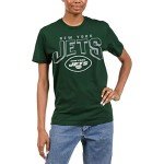 Junk Food Clothing x NFL - New York Jets - Bold Logo - Unisex Adult Short Sleeve Fan T-Shirt for Men and Women - Size X-Large