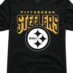 Junk Food Clothing x NFL - Pittsburgh Steelers - Bold Logo - Unisex Adult Short Sleeve Fan T-Shirt for Men and Women - Size XX-Large