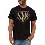 Junk Food Clothing x NFL - New Orleans Saints - Team Spotlight - Unisex Adult Short Sleeve Fan T-Shirt for Men and Women - Size X-Large