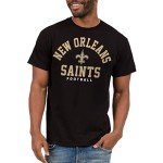 Junk Food Clothing x NFL - New Orleans Saints - Classic Team Logo - Unisex Adult Short Sleeve Fan T-Shirt for Men and Women - Size Medium