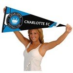 WinCraft Charlotte Football Club Pennant Flag Banner