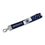 Rico Industries NFL Football Dallas Cowboys Wrist Lanyard Key Chain, Cute Wristlet Strap Keychain Holder for Women Men Car Keys ID Badges Card Wallet Phone Camera