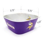 YouTheFan NFL Minnesota Vikings Large Party Bowl