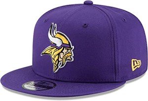 New Era NFL 9FIFTY Adjustable Snapback Hat Cap One Size Fits All (Minnesota Vikings Purple)
