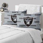 FOCO Las Vegas Raiders NFL Team Color Big Logo Standard 2 Pack Pillowcases