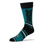 For Bare Feet FBF NFL Jacksonville Jaguars Unisex Go Team Dress Sock Team Color OSFM (V-5057-F14-O-GT-782433)