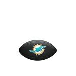 WILSON Sporting Goods NFL Miami Dolphins Team Logo Football , Black, Mini Size