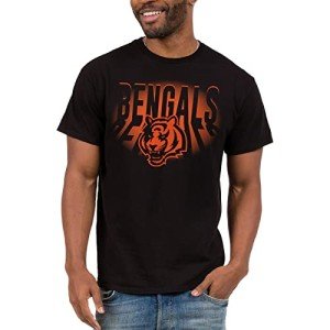 Junk Food Clothing x NFL - Cincinnati Bengals - Team Spotlight - Unisex Adult Short Sleeve Fan T-Shirt for Men and Women - Size X-Large