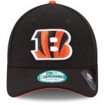 New Era NFL The League 9FORTY Adjustable Hat Cap One Size (US, Alpha, One Size, Cincinnati Bengals - Black)