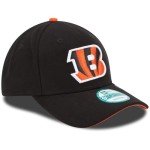 New Era NFL The League 9FORTY Adjustable Hat Cap One Size (US, Alpha, One Size, Cincinnati Bengals - Black)