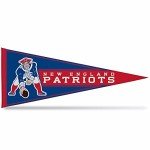 Rico Industries NFL Football New England Patriots Retro 12" x 30" Felt Wall Décor Pennant - Great for Home/Bed Room/Man Cave Décor