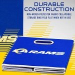 Franklin Sports NFL Los Angeles Rams Collapsible Storage Bin NFL Folding Cube Storage Container Fits Bin Organizers Fabric NFL Team Storage Cubes One Size