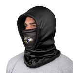 FOCO Baltimore Ravens NFL Black Hooded Gaiter