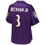 NFL PRO LINE Men's Odell Beckham Jr. Purple Baltimore Ravens Replica Jersey