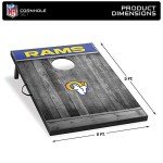 Wild Sports 2'x3' MDF Wood NFL Los Angeles Rams Cornhole Set