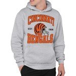 Junk Food Clothing x NFL - Cincinnati Bengals - Team Helmet - Unisex Adult Pullover Fleece Hoodie for Men and Women - Size XX-Large