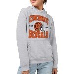 Junk Food Clothing x NFL - Cincinnati Bengals - Team Helmet - Unisex Adult Pullover Fleece Hoodie for Men and Women - Size XX-Large