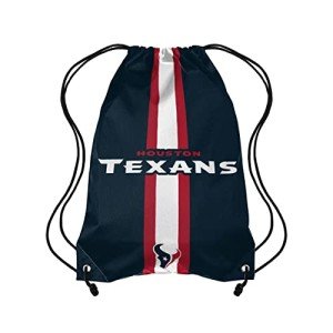 FOCO Houston Texans NFL Team Stripe Wordmark Drawstring Backpack
