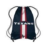 FOCO Houston Texans NFL Team Stripe Wordmark Drawstring Backpack