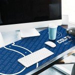 YouTheFan NFL Indianapolis Colts Logo Series Desk Pad SMU