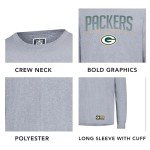 Ultra Game NFL Official Adults Super Soft Game Day Long Sleeve T-Shirt - Unisex, Houston Texans, Heather Gray, Small