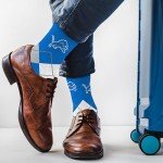 For Bare Feet NFL DETROIT LIONS Argyle Remix Premium Dress Sock Team Color OSFM