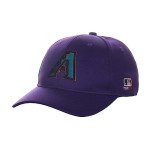 Arizona Diamondbacks Cooperstown Purple Legacy Vintage Hat Cap Adult Men's Adjustable