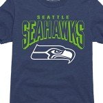 Junk Food Clothing x NFL - Seattle Seahawks - Bold Logo - Unisex Adult Short Sleeve Fan T-Shirt for Men and Women - Size Large