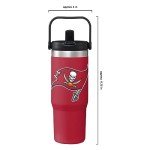 FOCO Tampa Bay Buccaneers NFL 30 oz Straw Tumbler