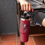 FOCO Tampa Bay Buccaneers NFL 30 oz Straw Tumbler