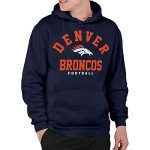 Junk Food Clothing x NFL - Denver Broncos - Classic Team Logo - Unisex Adult Pullover Fleece Hoodie for Men and Women - Size Medium