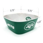YouTheFan NFL New York Jets Large Party Bowl