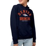 Junk Food Clothing x NFL - Denver Broncos - Classic Team Logo - Unisex Adult Pullover Fleece Hoodie for Men and Women - Size Medium