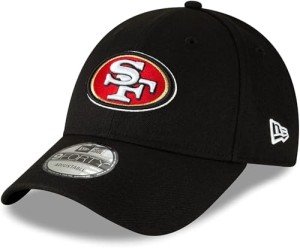 New Era NFL The League 9FORTY Adjustable Hat Cap One Size (US, Alpha, One Size, San Francisco 49ers - Black)