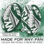 Franklin Sports NFL New York Jets Football - Youth Mini Football - 8.5" Junior Size Ball - SPACELACE Easy Grip Texture- Perfect for Kids
