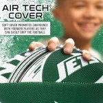 Franklin Sports NFL New York Jets Football - Youth Mini Football - 8.5" Junior Size Ball - SPACELACE Easy Grip Texture- Perfect for Kids