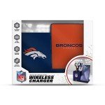 SOAR NFL Wireless Charger and Desktop Organizer, Denver Broncos