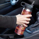 Rico Industries NFL Football San Francisco 49ers 22oz Stainless Steel Tumbler with Lid - Great For Coffee, Tea, Water or Cocktails