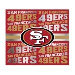 Rico Industries NFL Football San Francisco 49ers 22oz Stainless Steel Tumbler with Lid - Great For Coffee, Tea, Water or Cocktails
