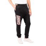 Ultra Game NFL Men's Active Super Soft Fleece Game Day Jogger Sweatpants, New York Giants, Black, Large