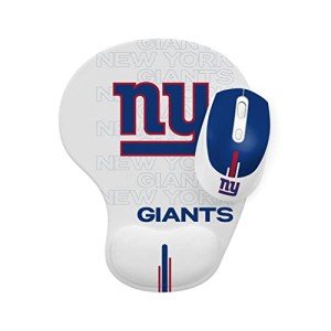 SOAR NFL Wireless Mouse and Mouse Pad, New York Giants
