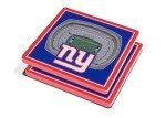 YouTheFan NFL New York Giants 3D StadiumView Coasters - MetLife Stadium