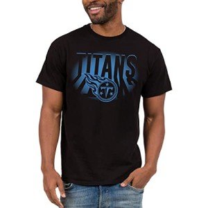 Junk Food Unisex Adult Nfl Team Spotlight T-Shirt, Black, X-Large US