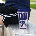 Rico Industries NFL Football New York Giants Double Wall 16oz Tritan Tumbler