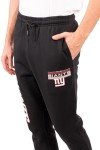 Ultra Game NFL Men's Active Super Soft Fleece Game Day Jogger Sweatpants, New York Giants, Black, Large