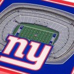 YouTheFan NFL New York Giants 3D StadiumView Coasters - MetLife Stadium