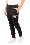 Ultra Game NFL Men's Active Super Soft Fleece Game Day Jogger Sweatpants, New York Giants, Black, Large